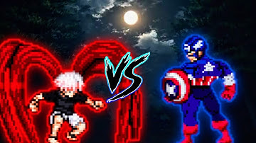 Kaneki VS Captain America in Jump Force Mugen 😱