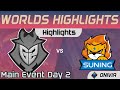 G2 vs SN Highlights Day 2 Worlds 2020 Main Event G2 Esports vs Suning by Onivia