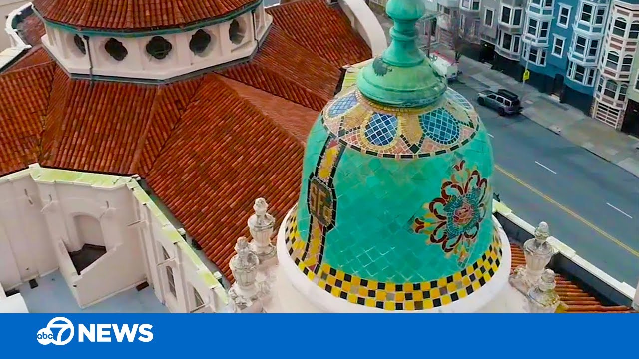 Gorgeous Drone Footage of Mission Dolores Church