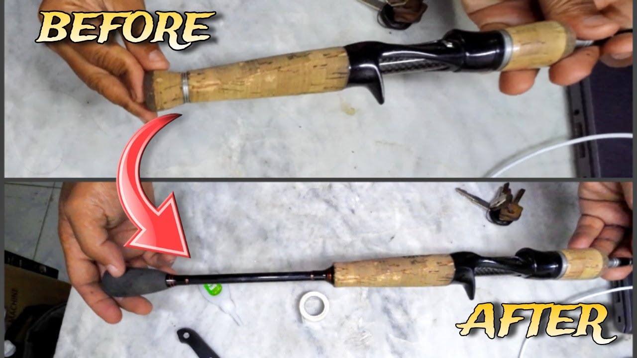 DIY Fishing Rod Handle Butt Extension 