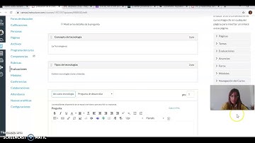 Evaluación en Canvas