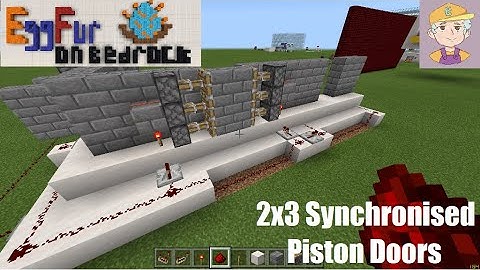 2x3 synchronised piston doors