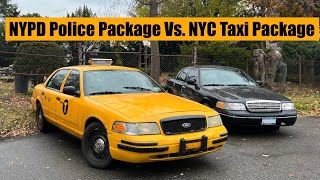 NYC Taxi Package Ford Crown Victoria P7A Vs. NYPD P71 In Depth Comparison! screenshot 3