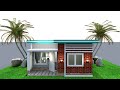 Small Home Design under 600 sqft, 20 by 30 House plan Modern Design, 600 sqft House Plan
