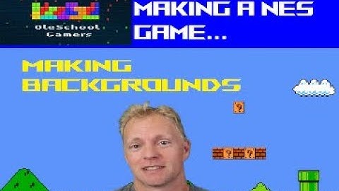 Homebrew - Creating a NES game Vid #4 - How to create Backgrounds and Palettes