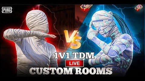bgmi 1v1 tdm live custom room #custom #bgmiindia #shortslive #gameplay