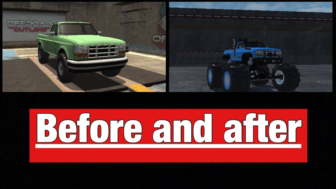 Building a MONSTER truck in offroad outlaws!!! YouTube