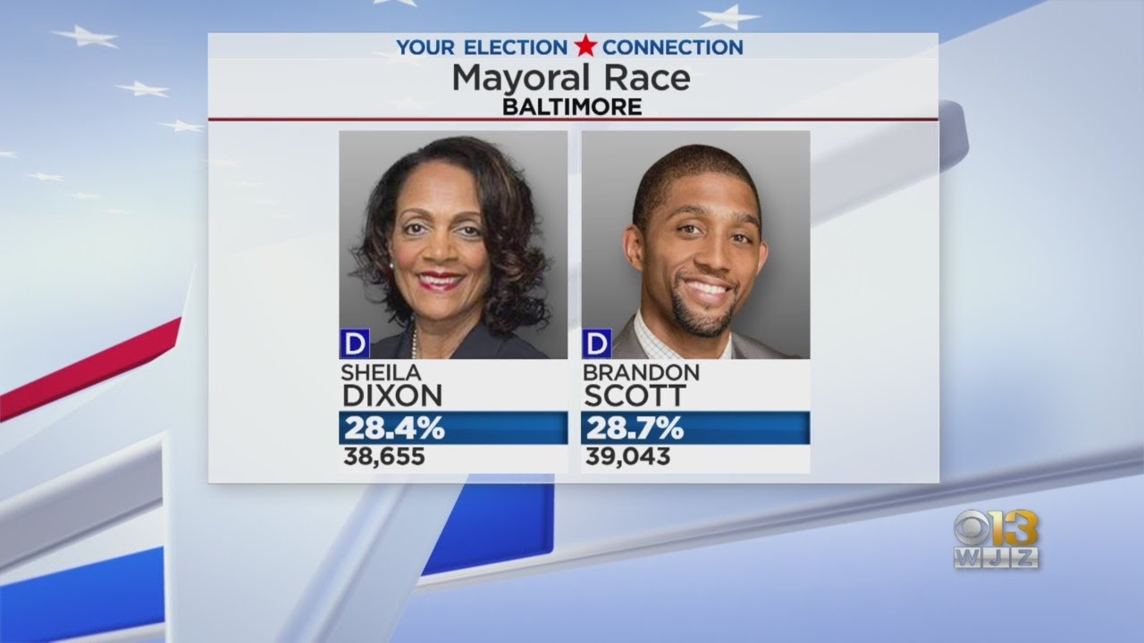 Ballot Count Continues For Baltimore's Mayoral Race, Brandon Scott Now