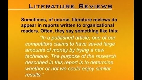 Empirical Research Report | Business and Technical English Writing | ENG201_Lecture26