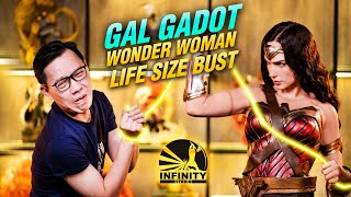 Wonder Woman Gal Gadot is here ! Life Size Bust by Infinity Studio