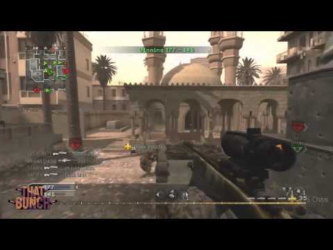 COD4 INSANE NO SCOPE TRIPLE!