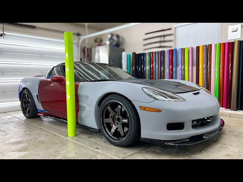 WIDEBODY Corvette ASMR Wrap Guide The Hardest Parts In REAL TIME WIDEBODY Corvette ASMR Wrap Guide The Hardest Parts In REAL TIME