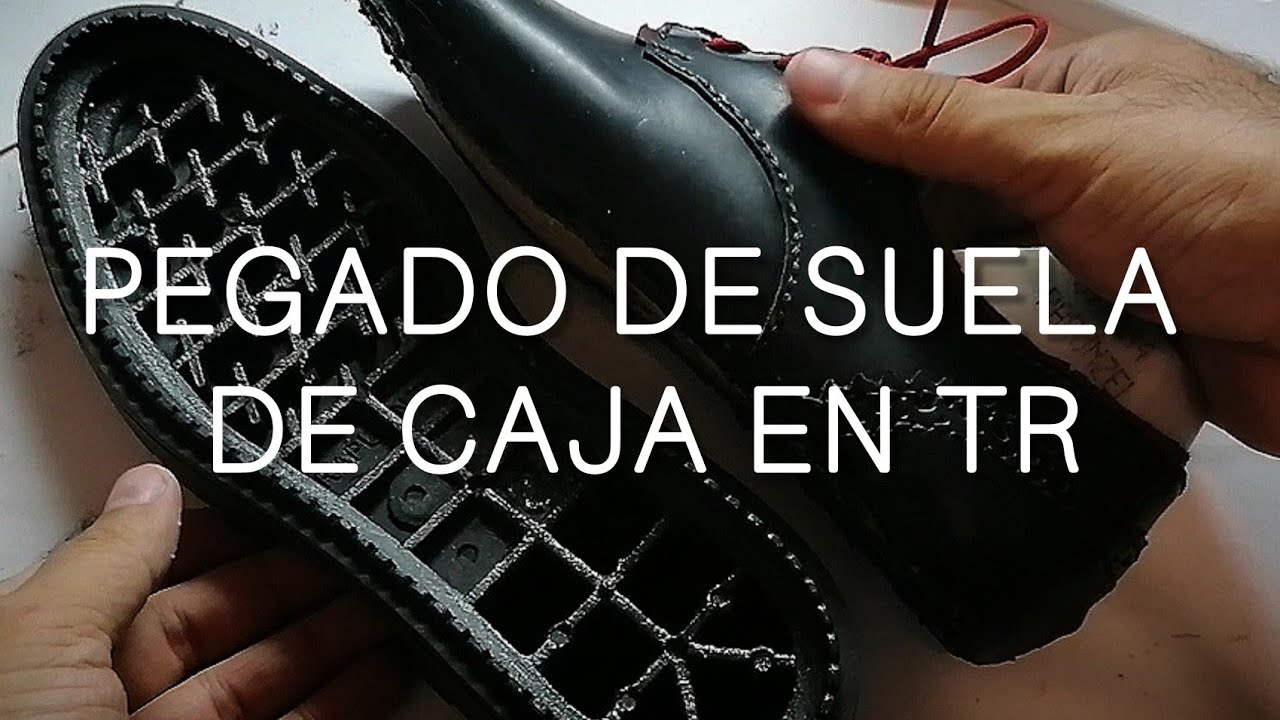 Cómo pegar la suela de un zapato paso a paso