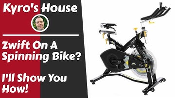 Zwift On A Spinning Bike