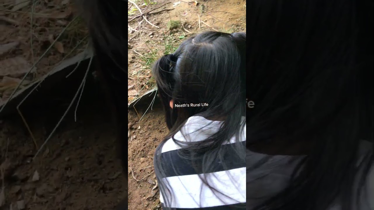 girl is catching big crab 2 