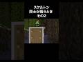 スケルトン同士が戦うときその2 #マイクラ