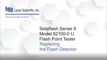 Setaflash Series 8 Models 82100 - 82160 Replacing the Flash Detector