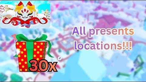 All Christmas presents locations in Pet simulator 99 *Christmas Update!!!