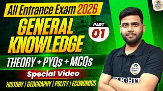 🔥GK Masterclass | Complete Crash Course | All Entrance Exams 2026 | Theory + MCQs + PYQs | Part 01 screenshot 4