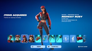 How Many Points Do You Need To Get Redway Ruby Skin in Fortnite! (Typical Gamer Icon Cup)