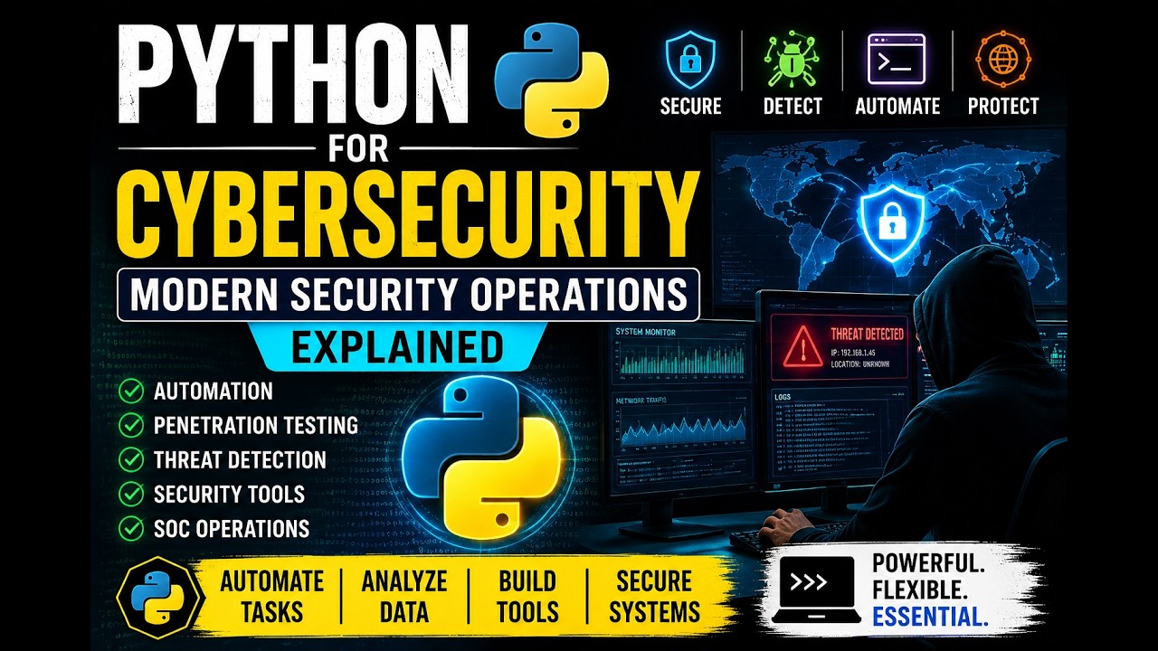 ⁣Python in Ethical Hacking & Cybersecurity | Complete Guide 2026