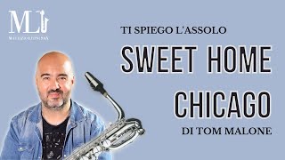 Video thumbnail of "TUTORIAL🎷- come suonare SWEET HOME CHICAGO  te lo spiego passo dopo passo"