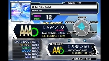 DDR A - HHH×MM×ST - 朧 (dj TAKA Remix) [ESP] AAA GFC!!!!! 994,410