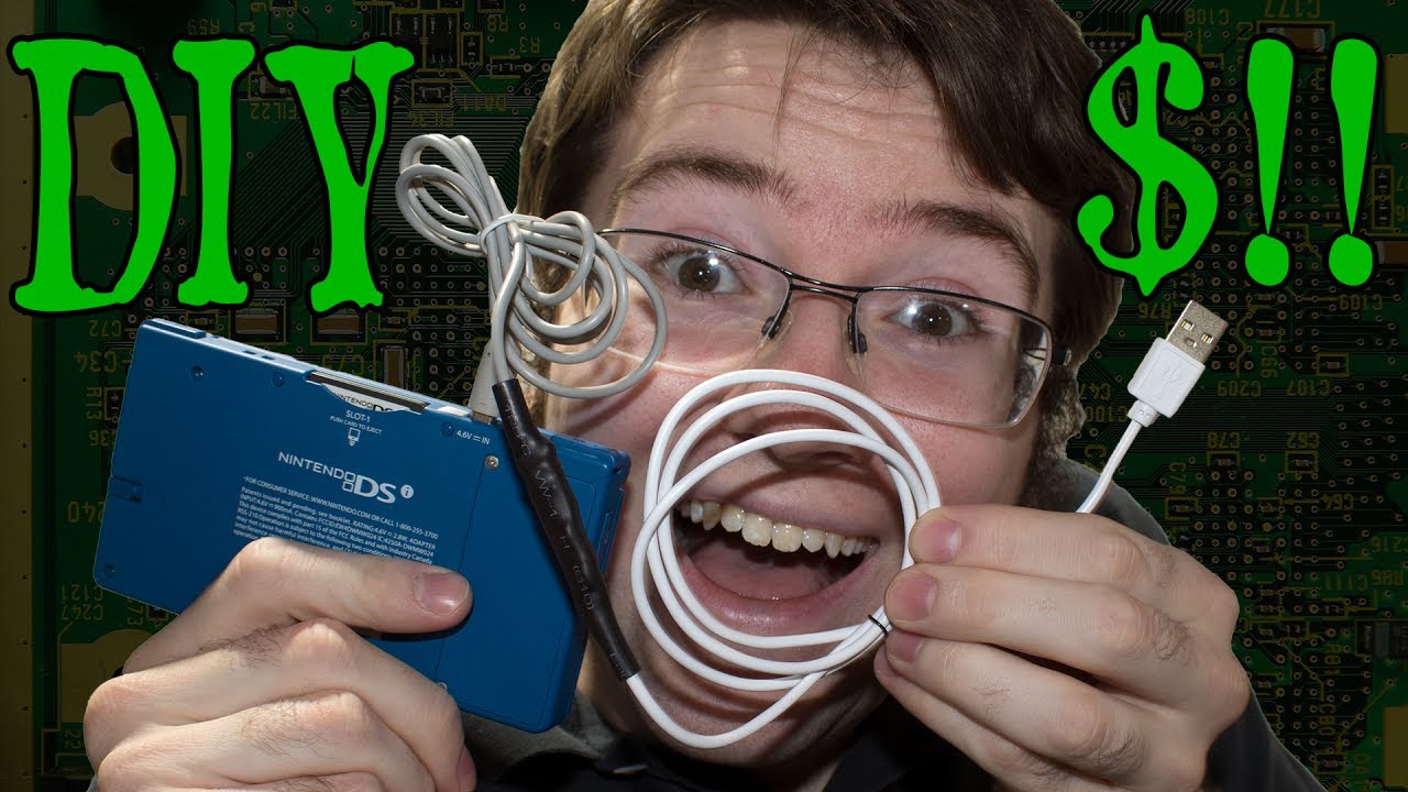 DIY DSi USB Charger on a Bigger Budget YouTube