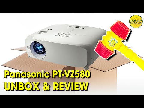 {Đập nát hộp} Review Panasonic PT-VZ580 | Máy chiếu dùng cho hội trường lớn | Maychieugiare.vn