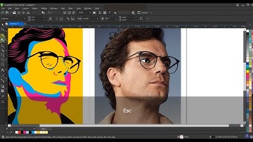 Coloring Tutorial: How to Create WPAP Pop Art Portrait - CorelDraw with Ahsan Sabri