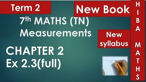7th maths term 2 chapter 2 exercise 2.3 full answers tn samacheer new syllabus 2020-2021