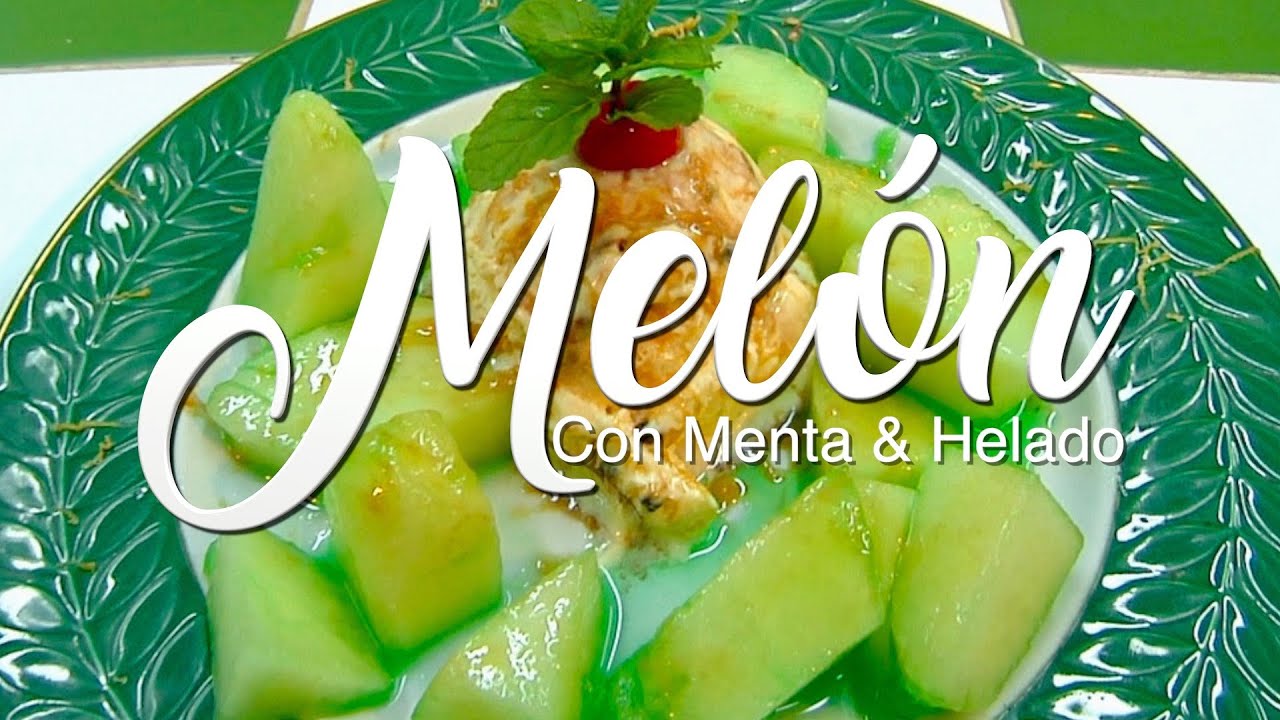 Como hacer helados de melon