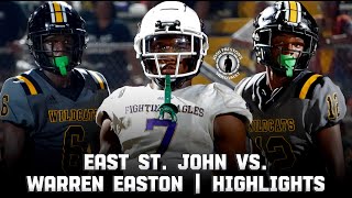 East St. John vs. Warren Easton (HIGHLIGHTS) || Fred Robertson x TJ Vaughn = ELITE 🏈💨