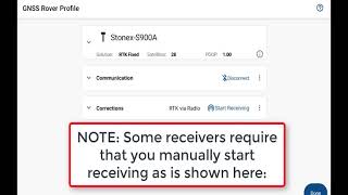 FieldGenius for Android - Reference - Setup Reference Position select from Point Database