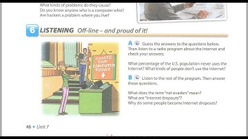 Book 2 interchange 4th edition  Learning English Unit 7   What