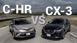 Mazda CX-3 VS Toyota C-HR - Frente a frente