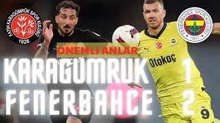 Fatih Karagümrük 1 - 2 Fenerbahçe - En önemli anlar ve goller #fenerbahçe #karagümrük #futbol