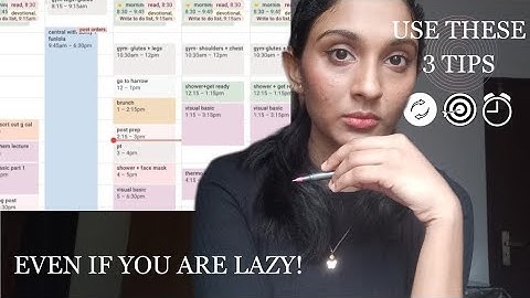Watch This If You Keep Making Plans But Never Follow Through | How to stick to a schedule
