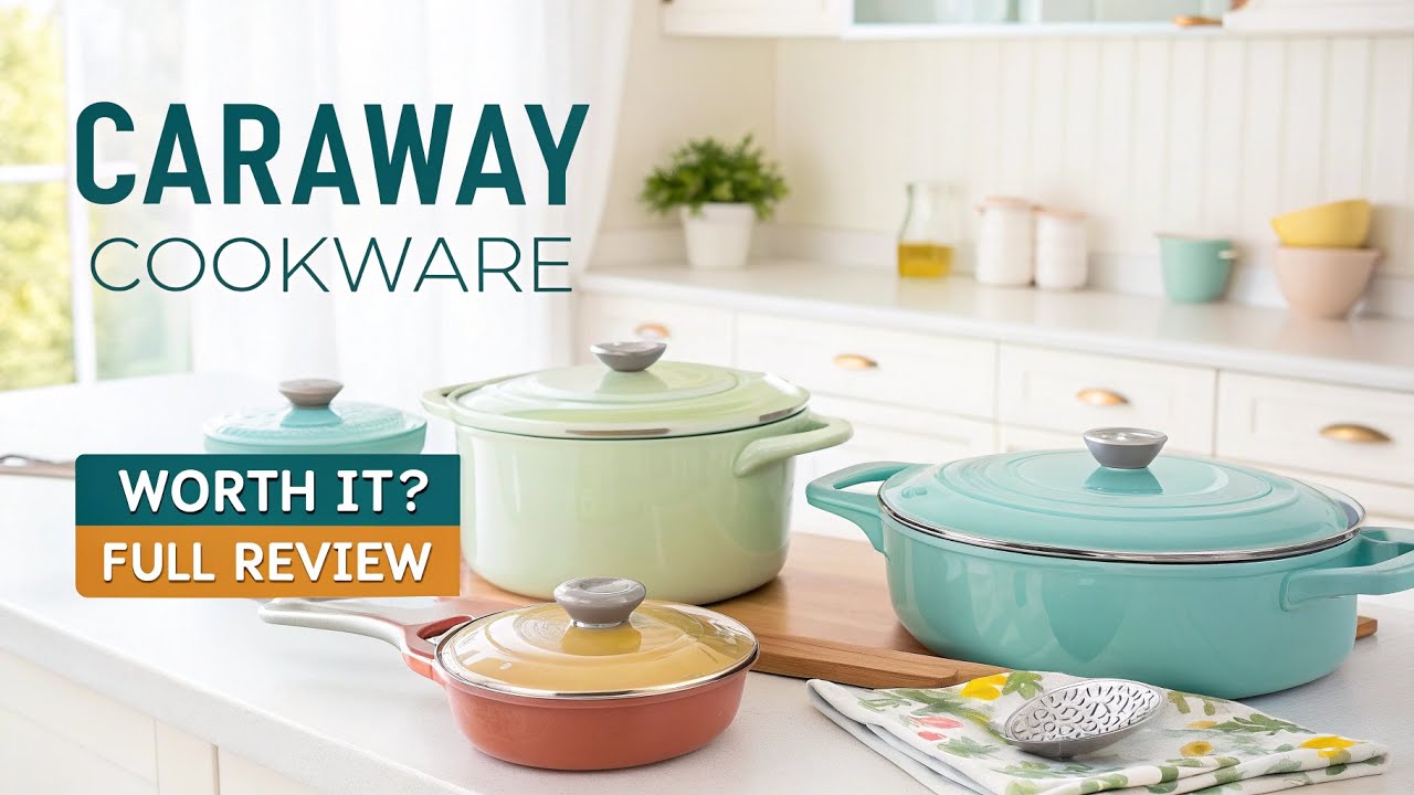 **Caraway Nonstick Ceramic Cookware Set Review | Best Non-Toxic Cookware 2025!