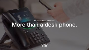 More than a desk phone  |  Cisco Desk Phone 9800 Series