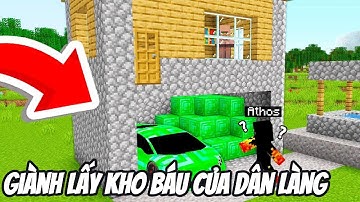 Thử Thách GIÀNH LẤY KHO BÁU CỦA DÂN LÀNG VÀ TRỞ THÀNH TỶ PHÚ TRONG Minecraft Siêu Bất Ổn 🤣