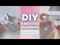 Knotted headband  sewing tutorial