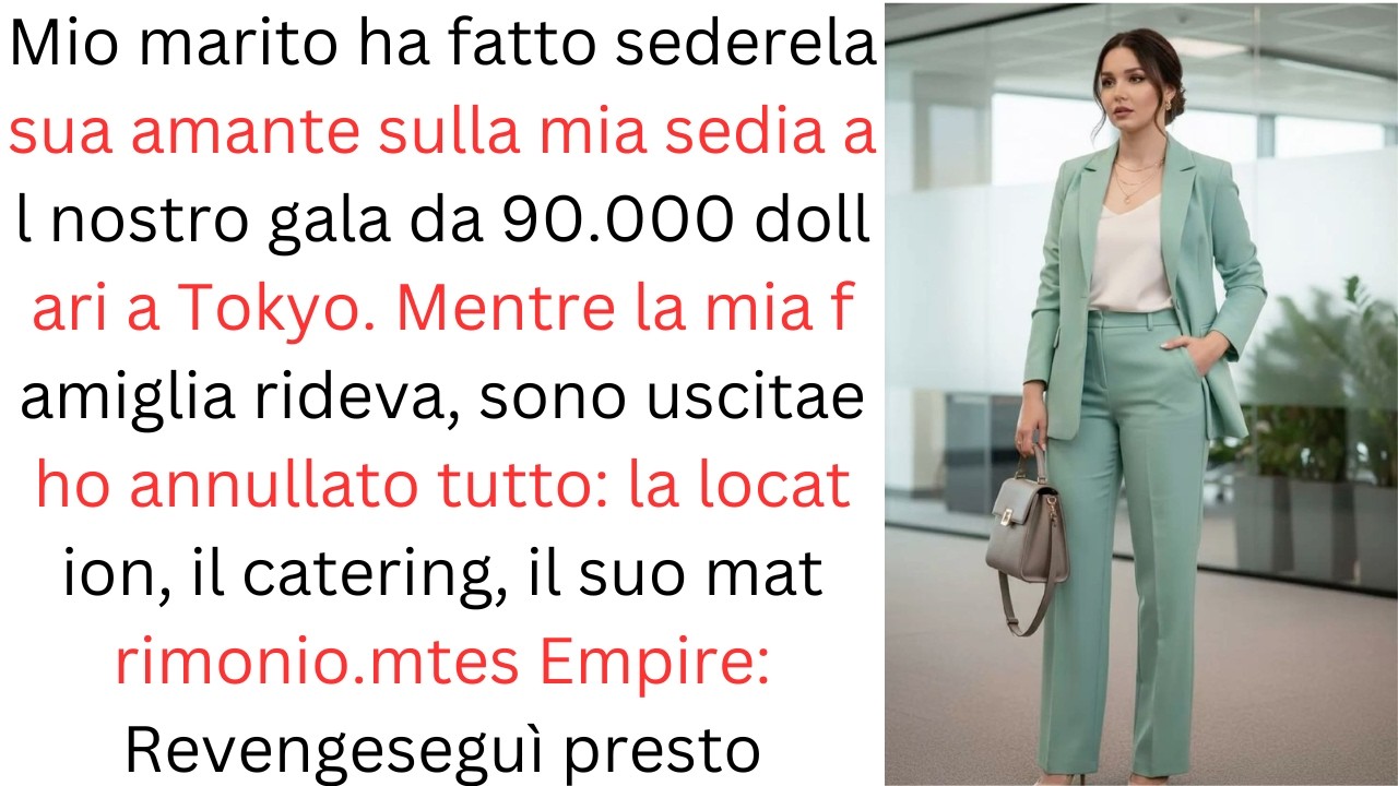 Annullai la gala da 90.000$ — e i miei suoceri prepararono la vendetta
