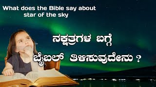 WHAT DOES THE BIBLE SAY ABOUT STARS OF THE SKY ?