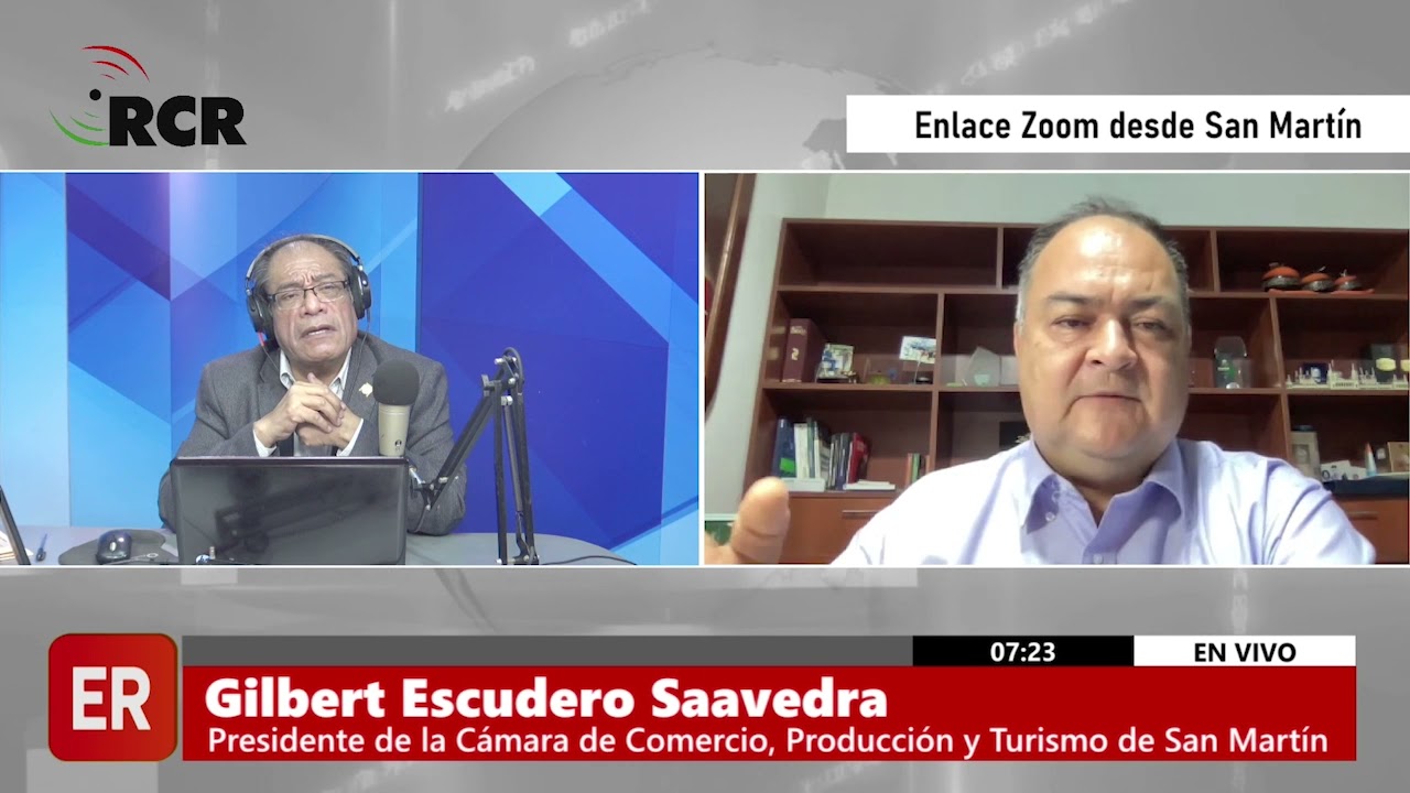 ENTREVISTA A GILBERT ESCUDERO, PRESIDENTE DE LA CÁMARA DE COMERCIO, PRODUCCIÓN Y TURISMO SAN MARTÍN