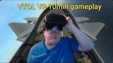 VTOL VR - Learning how to fly  F-45A aircraft Takeoff & Land