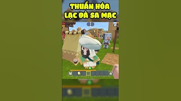 Cách thuần hóa lạc đà  #kiro #miniworld