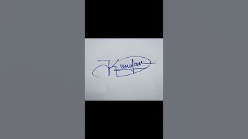 Kundan name ka signature✍️✍️✍️