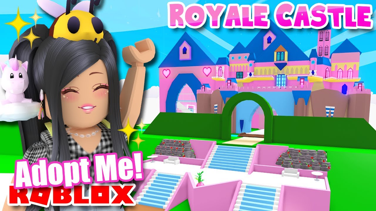 Adopt Me Royale Castle Floating Glitch Build Tour Roblox Youtube - when your friend shows you a glitch in roblox do not cite