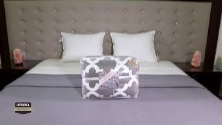 Utopia Bedding Printed Comforter Set with Pillow Sham - Luxurious Brushed Microfiber